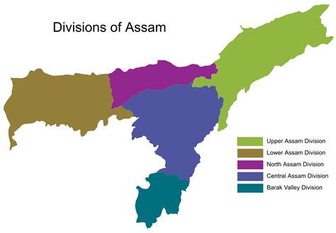 Filedivisions Of Assamsvg Wikimedia Commons