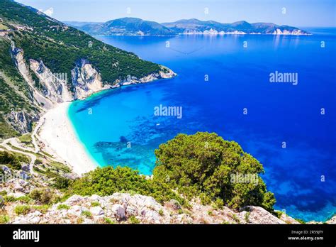 Kefalonia Greece Myrtos Beach Most Beautiful Beach Of The Island And
