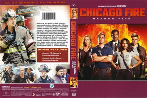Chicago Fire Season 5 2017 R1 Dvd Cover Dvdcovercom