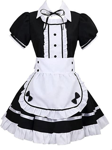 French Maid Fancy Dress Setanime Cosplay Costume French Maid Outfit