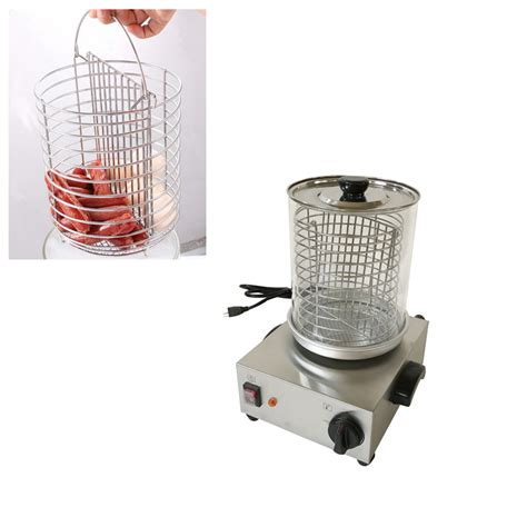 Commercial Hot Dog Steamer Warmer Cooker Machine Bun Food Electric