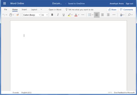Creating PowerPoint Outlines in Microsoft Word Online