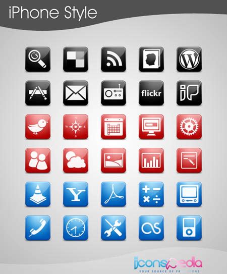Iphone Icons 40 Icon Sets For Your Iphone Free Download Icons
