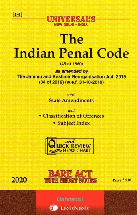 This act shall be called the pakistan penal code, and shall take effect throughout pakistan. Universal's The Indian Penal Code. 160, Bare Act, Edition 2020