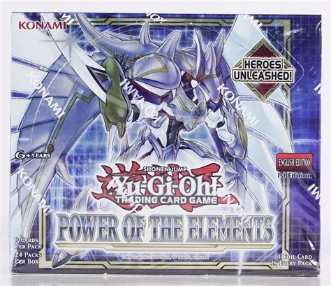 Yu Gi Oh Power Of The Elements 1st Edition Booster Box Da Card World