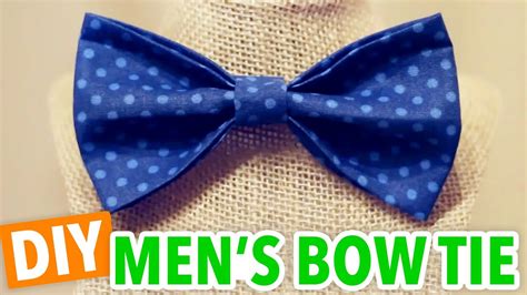 Start with a grosgrain ribbon since this. DIY Men's Bow Tie - HGTV Handmade - YouTube