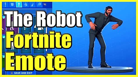 How To Do The Fortnite The Robot Emote Dance Easy Method Youtube