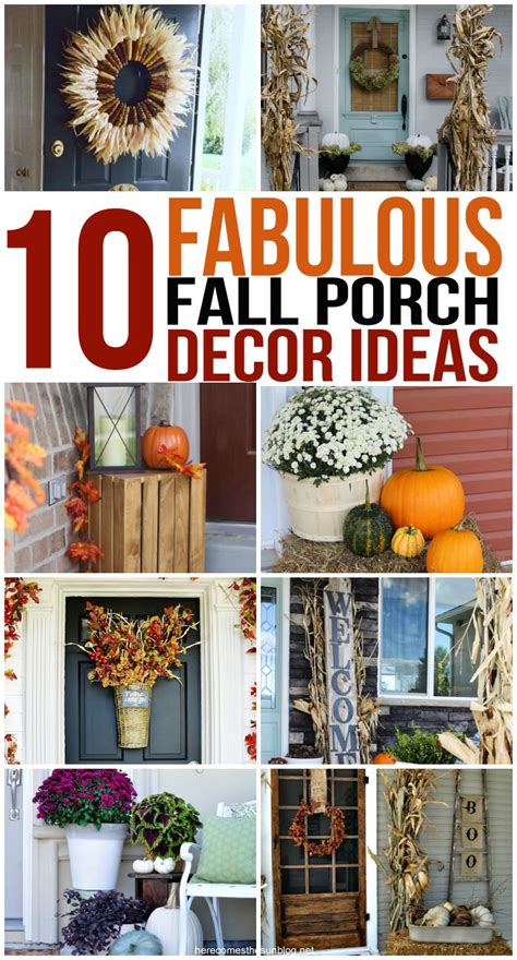 10 Fabulous Fall Porch Decor Ideas Here Comes The Sun