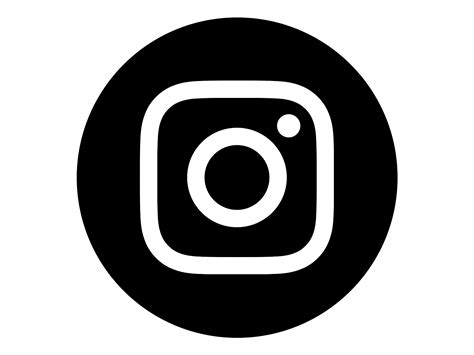 Instagram Icon Black Circle