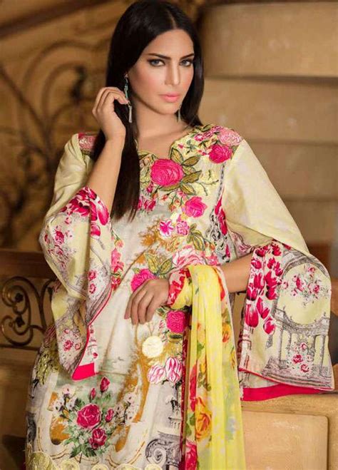 Zara Khan Embroidered Lawn Unstitched 3 Piece Suit Zk18l 8b Spring