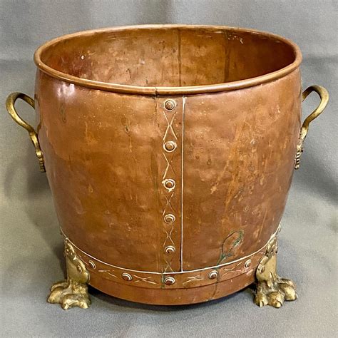 Victorian Copper And Brass Planter Antique Brass And Copper Hemswell