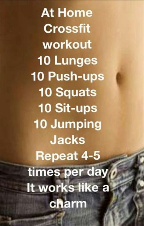However, the home workout guide gave me a beginner's routine that i could do with dumbbells and resistance bands, along with advice on alternative exercises. At home crossfit workout for beginners | Crossfit workouts ...