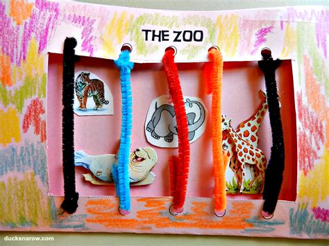 Z Is For Zoo Preschool Craft July 2023 Ducks N A Row Zoo Crafts