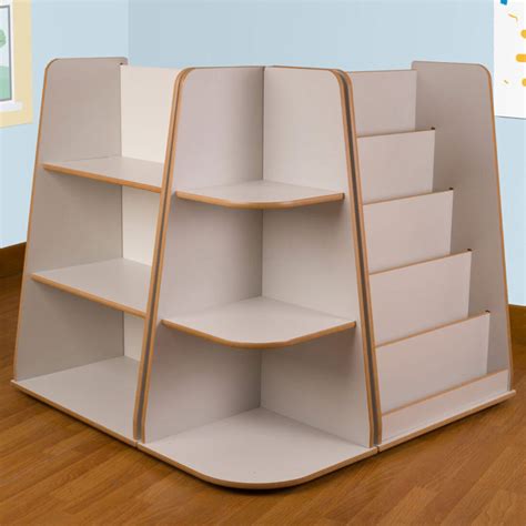 Free Standing Classroom Shelf Set 2 440mm Deep