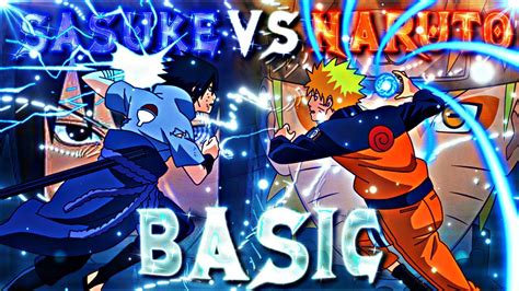 Basic Naruto Vs Sasuke Amvedit Free Pf Youtube