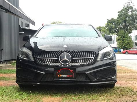 Mercedes Benz A200 A250 A45 W176 Installed Facelift Front Diamond Grill