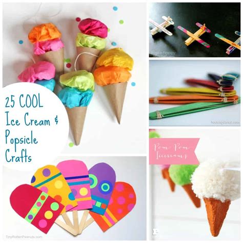 25 Cool Summer Popsicle And Ice Cream Crafts Emma Owl