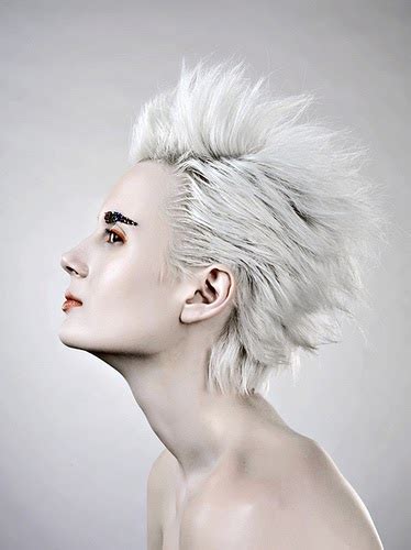 While you can bleach black hair, you shouldn't go from black to platinum in one day because it can cause damage, valles says. Hair and Hairstyles: How to Bleach Hair White?