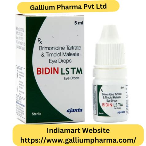 Brimonidine Tartrate And Timolol Maleate Ophthalmic Solution Packaging