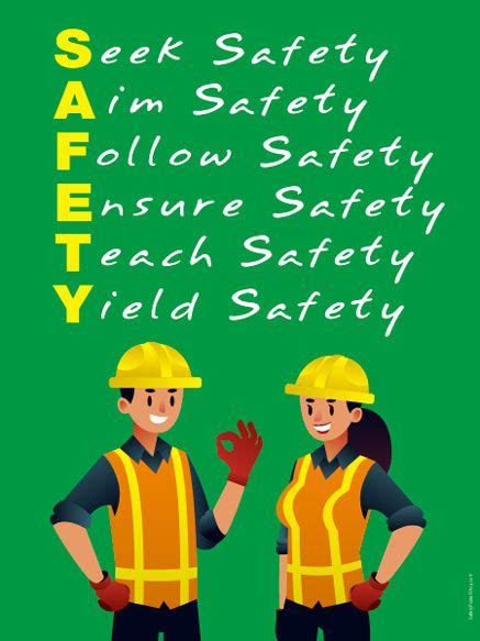 Safety Slogans Safety Poster Shop Health And Safety Poster Safety