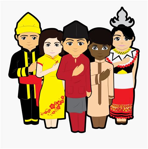 Cartoon Culture Malaysian People Free Transparent Clipart Clipartkey
