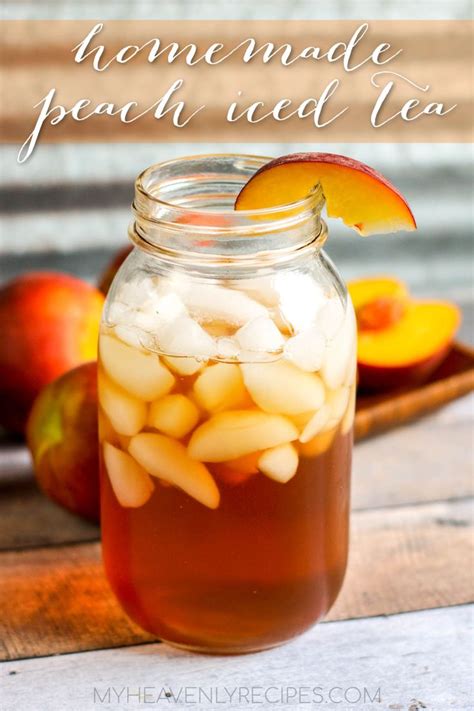 Maybe you would like to learn more about one of these? Homemade Peach Iced Tea | Peach ice tea, Peach tea recipe ...
