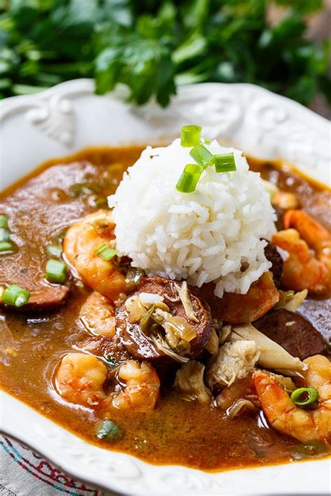 Seafood Gumbo Spicy Southern Kitchen