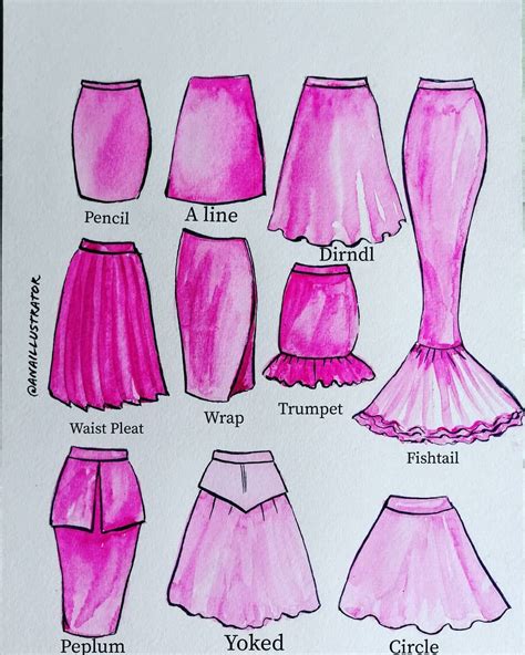 21 Types Of Skirts A To Z Of Skirts Treasurie Vlrengbr