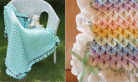 Crocodile Stitch Baby Blanket Free Crochet Pattern Your Crochet