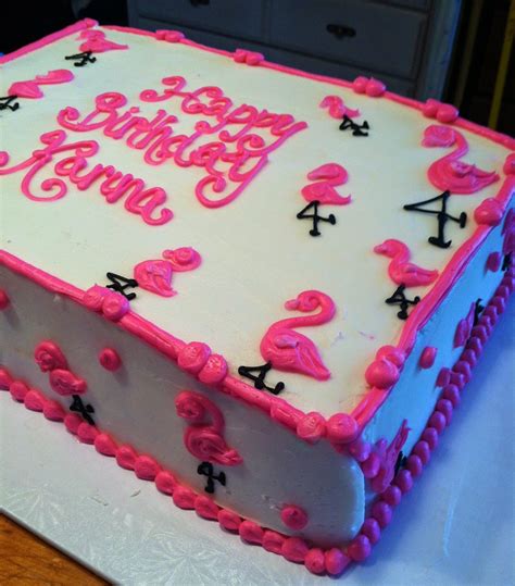Just to keep me on my toes.) Lola Pearl Bake Shoppe: Happy Birthday - Flamingo Cake!