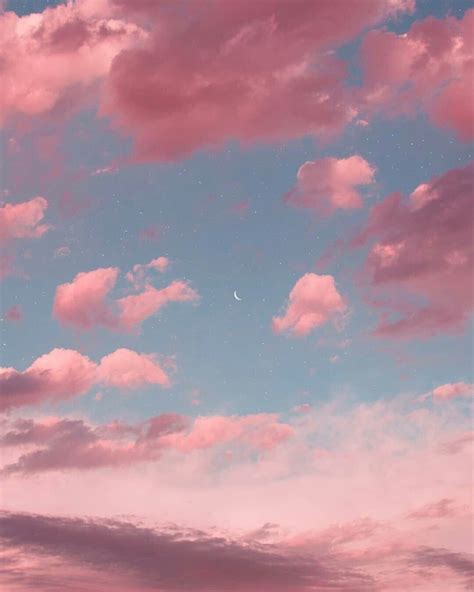 Pin By Zi Yuan On 公众号 Cotton Candy Sky Pink Clouds Wallpaper Sky
