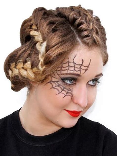 10 Crazy Halloween Hairstyles For A Deadly Look Exquisite Girl Easy