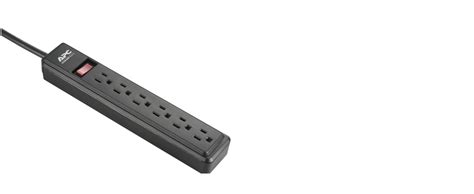 Apc Power Strip 6 Outlet Black Power Strip Pz62b