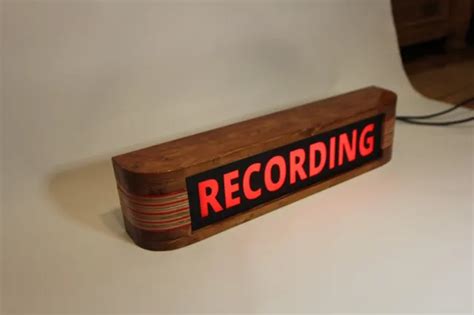 Recording Sign Studio Light Rca Style Warning Light On Air Sign Daw