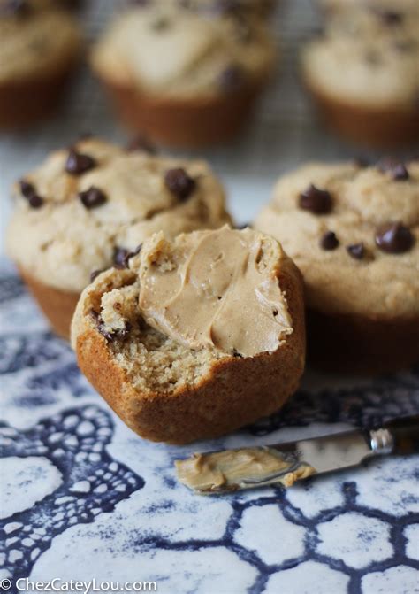 Peanut Butter Chocolate Chip Muffins Chez Cateylou