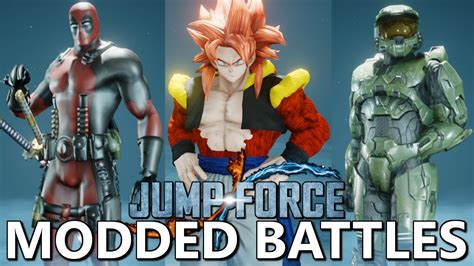 Jump Force Mods Battle Showcase Huge Jump Force Mod Showcase Youtube