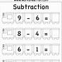 Math Subtraction Worksheets For Kids