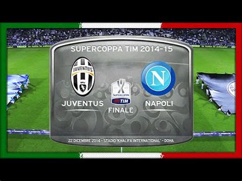In attesa dell'incontro puoi leggere gli articoli di avvicinamento relativi a queste due squadre di calcio. Supercoppa 2014, Juventus - Napoli (RW) - YouTube
