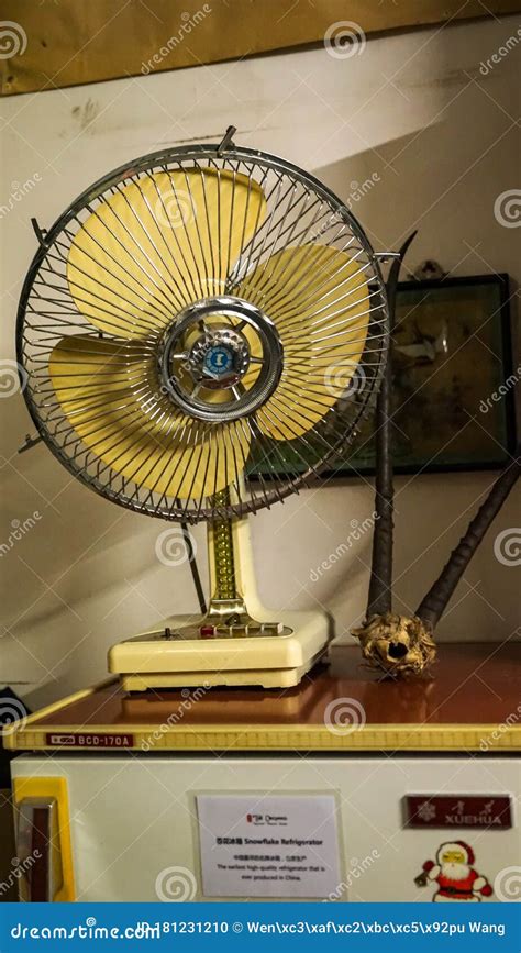 Electric Fans Old Past Home Appliances Editorial Image Image Of