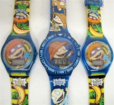 Rugrats Digital Wrist Watches Im Guessing Burger King Childhood
