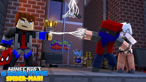 Spider Man Homecoming Is Scuba Steve Really Spider Man Minecraft