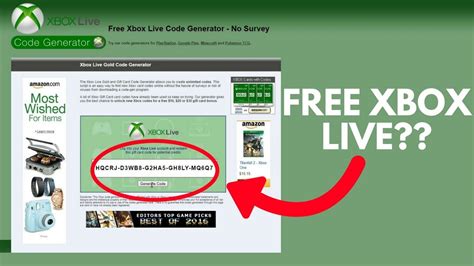 How To Download A Xbox Live Code Generator For Free Memphisnew
