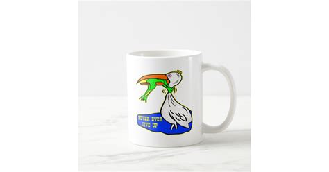 Or, is it simply a matter of resolve, will, and probably some modicum of physical strength? Frog Choking Bird Never Ever Give Up Coffee Mug | Zazzle.com