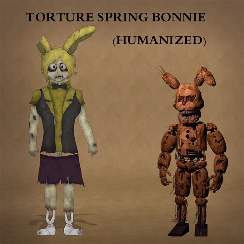 Torture Spring Bonnie Humanized V2 By Marcosvargas On Deviantart