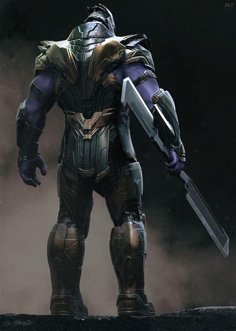 Artstation Avengers Endgame Warrior Thanos Design Jerad Marantz