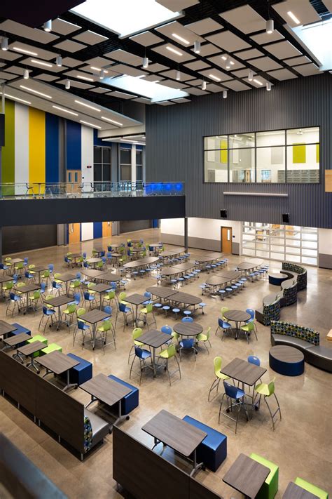 Modern And Flexible School Cafeteria School Building Design Interior