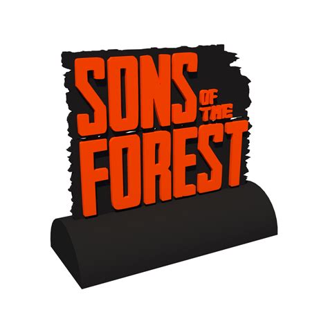 Stl File Sons Of The Forest Logo Decoration・3d Printing Model To