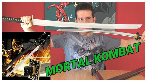 Mortal Kombat Katana Scorpion Espada Real Espadasymas Youtube