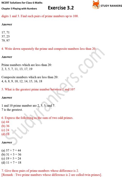 Ncert Solutions For Class 6 Maths Chapter 3 Playing With Numbers Exercise 3 2