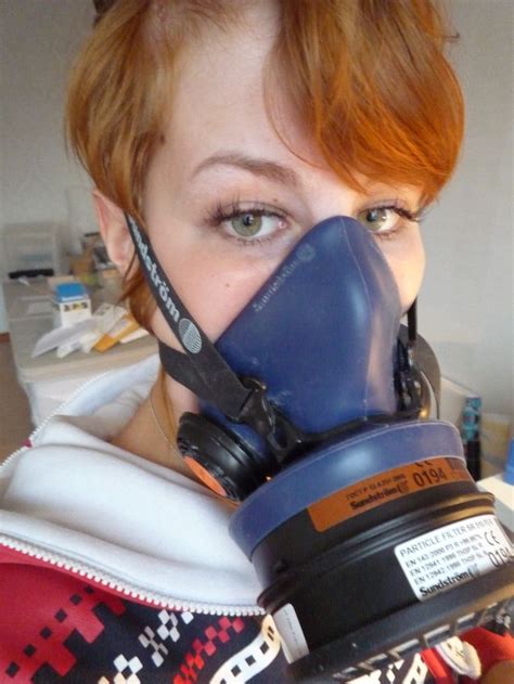 Pin By 56 Tzghbn On Halfmask Gas Mask Gas Mask Girl Mask Girl